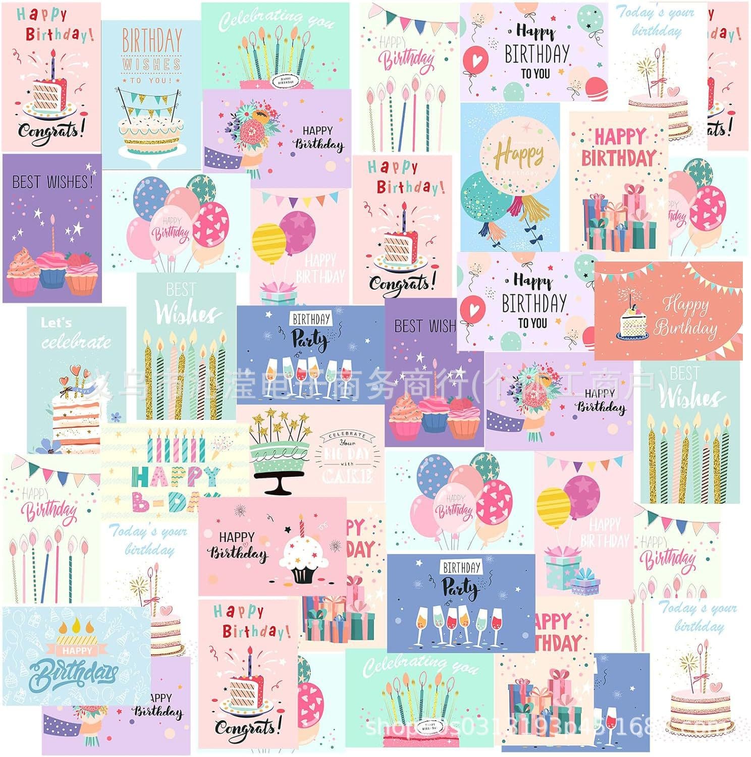 Amazon export greeting cards, hang tags, thank-you cards, decorative paintings, postcards, birthday, wedding, and holiday greeting cards.
