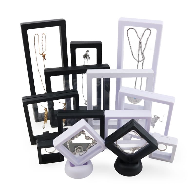 Transparent PE film box suspension box jewelry jewelry transparent bracelet storage jewelry display rack packaging storage box