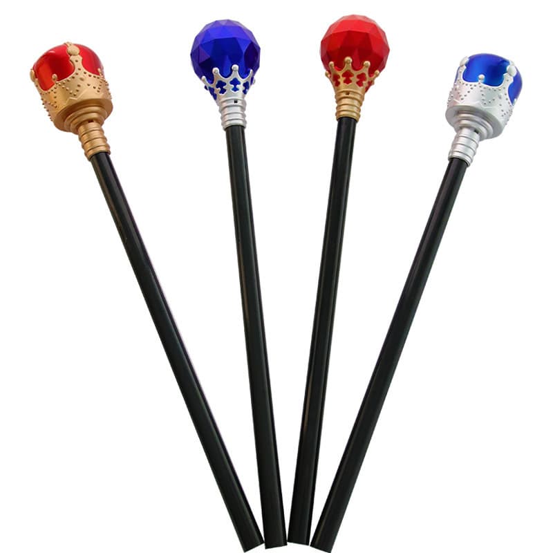 Amazon Masquerade Costume Props King Scepter, Halloween Queen Princess Wand Props, Prince Scepter