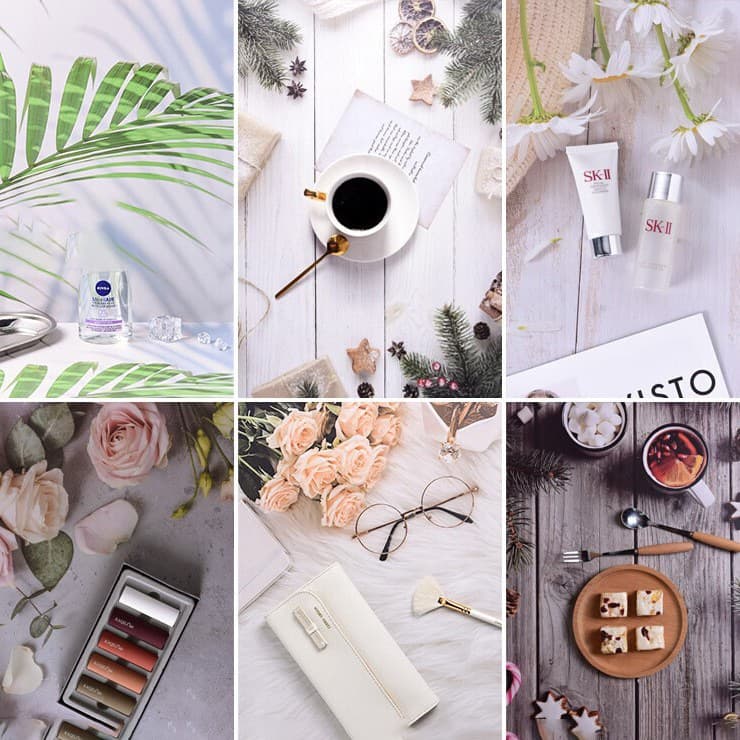 3D Stereo Double-Sided Photography Background Paper, Instagram Photo Prop, Nail Art, Food, Cosmetics Shooting Background Cloth Decoration