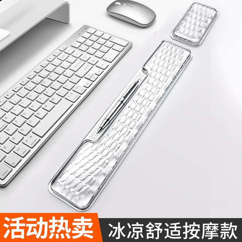 Amazon Keyboard Wrist Rest Transparent Silicone Cool Wrist Pad Mouse Pad Nail Art Wrist Pad Wholesale