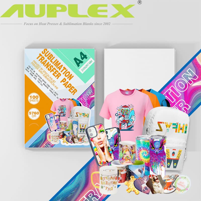 A4 Size Heat Transfer Paper for Digital Printing Sublimation on Clothing, Ceramic Plates, Baking Cups - Heat Transfer Supplies