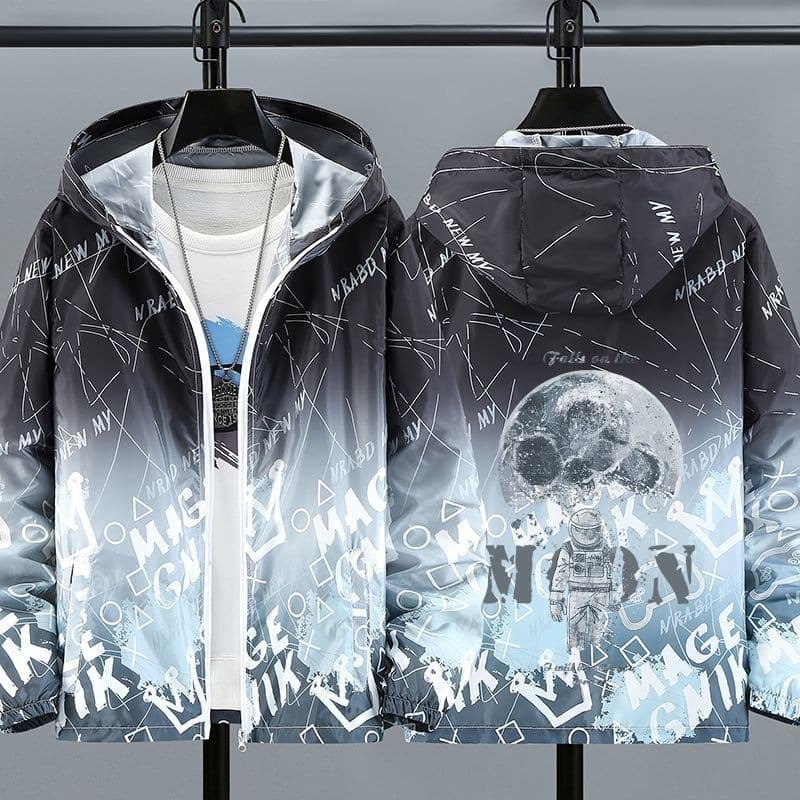 Sun protection clothing men's summer boys UV protection ultra-thin breathable ice silk quick-drying student sun protection clothing boys jacket