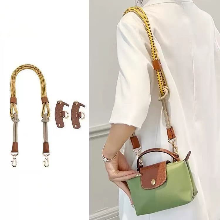 Factory direct sales Longxiang mini bag shoulder strap mini Longxiang dumpling bag transformation crossbody strap rope bag strap