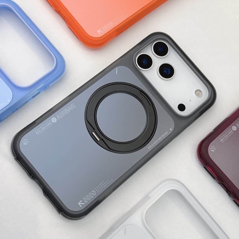 Compatible with iPhone 18 Pro Max Case, Colorful Magnetic Skin-Feel Stand, Apple 17 Pro Shockproof Protective Cover