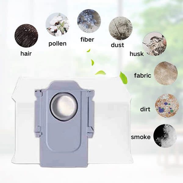 1 set Specifications: 12 pieces Color: White Material: Non-woven fabric Compatible with Roborock Sa