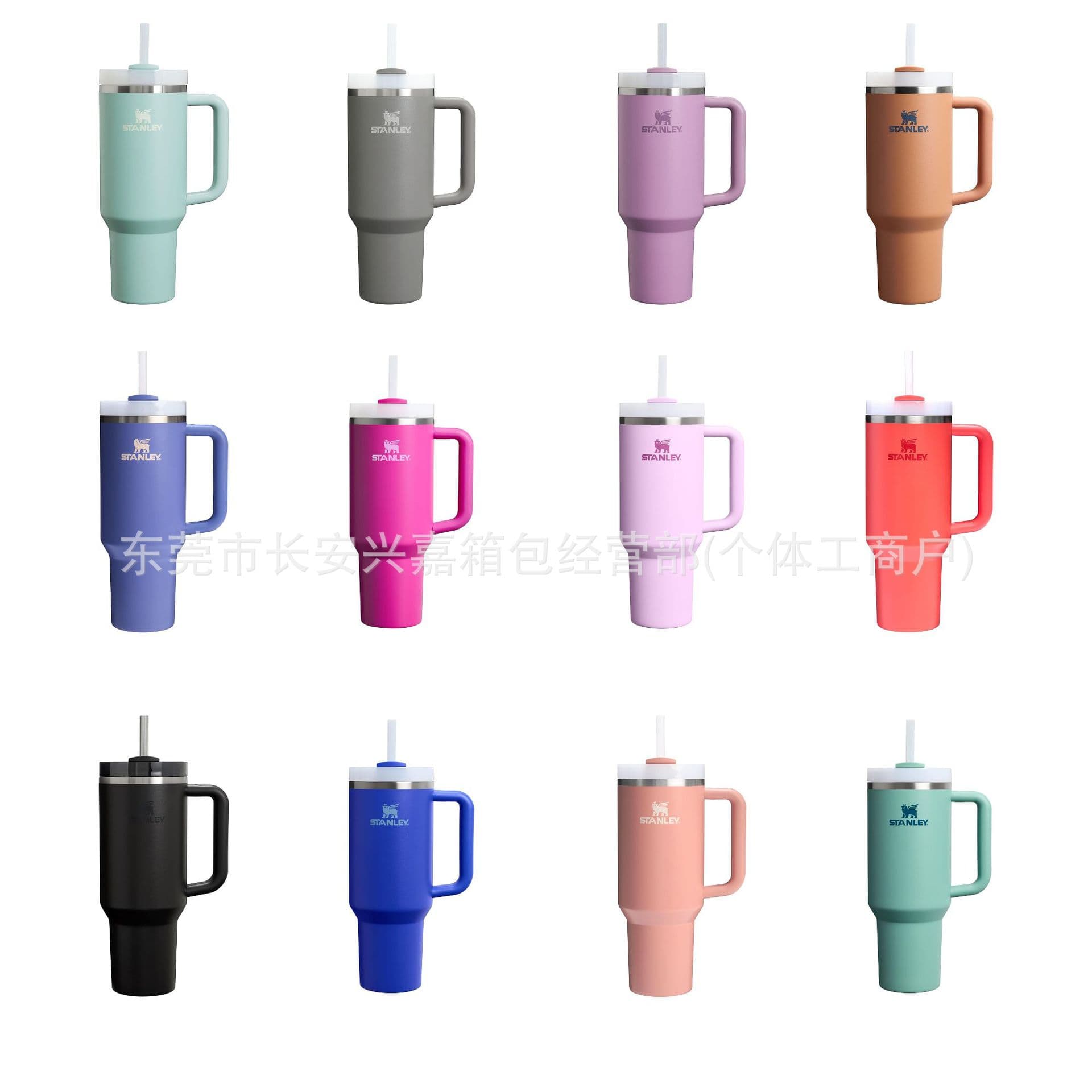 STANLEY Stanley thermos cup 304 stainless steel straw cup car sports cup stanley fruit tea cup