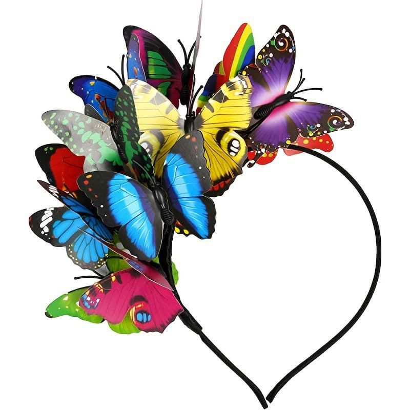 2026 New Cross-border Drop Shipping Colorful Butterfly Hair Accessories 3 Cross-border Drop Shipping