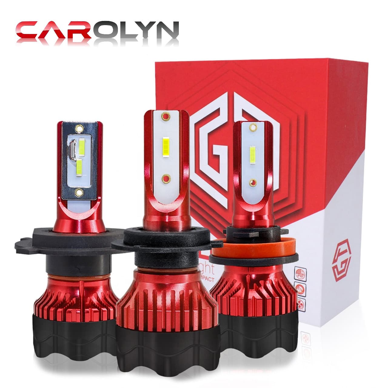 New K5 LED Car Headlight 9005 H7 Car LED Headlight H11 LED Headlight Fog Light Factory Supply