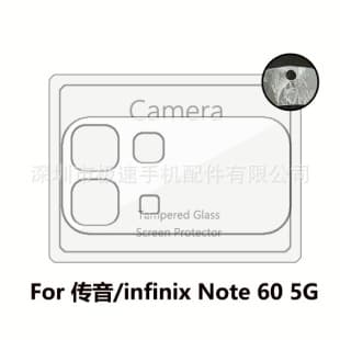 For Infinix Note 60 5G Lens Film, Tecno Note Edge Tempered Glass Camera Lens Protector
