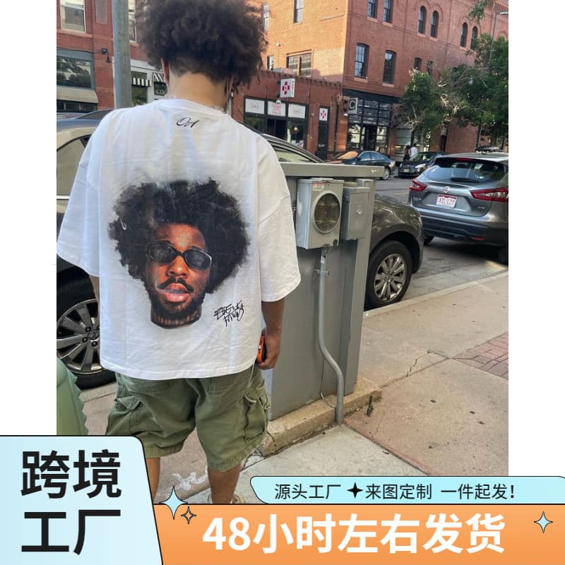 Y2K Men's Women's Tops Harajuku Hip Hop Silence Noise Character