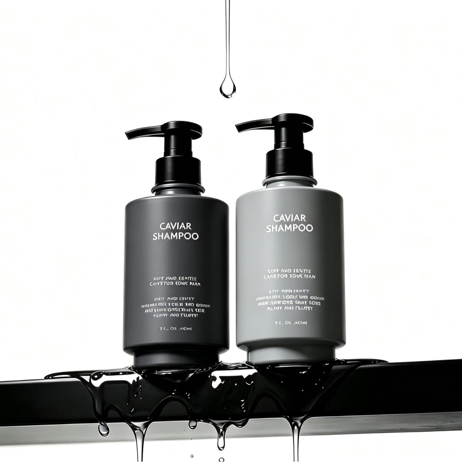 300, 400ml stepped shampoo bottle pet custom high-end care all-in-one packaging 500ml large capacity bottle