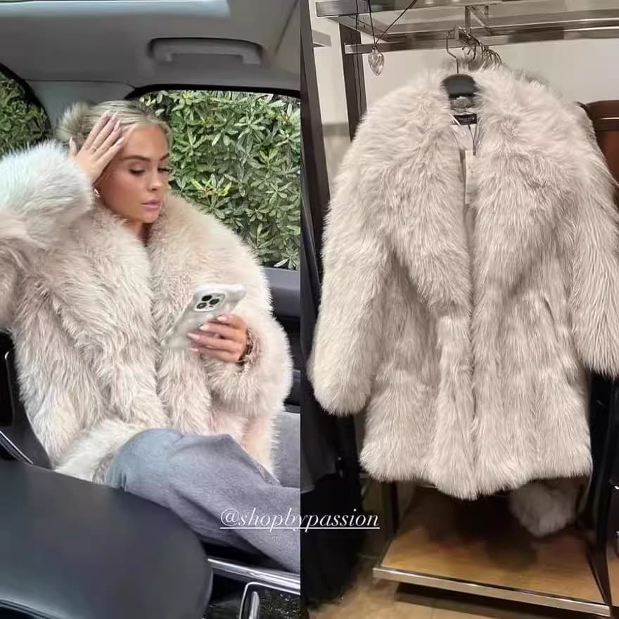 Autumn and winter artificial wool warm coat 2024 women's new warm wool cotton-padded coat fashion large lapel cotton-padded coat