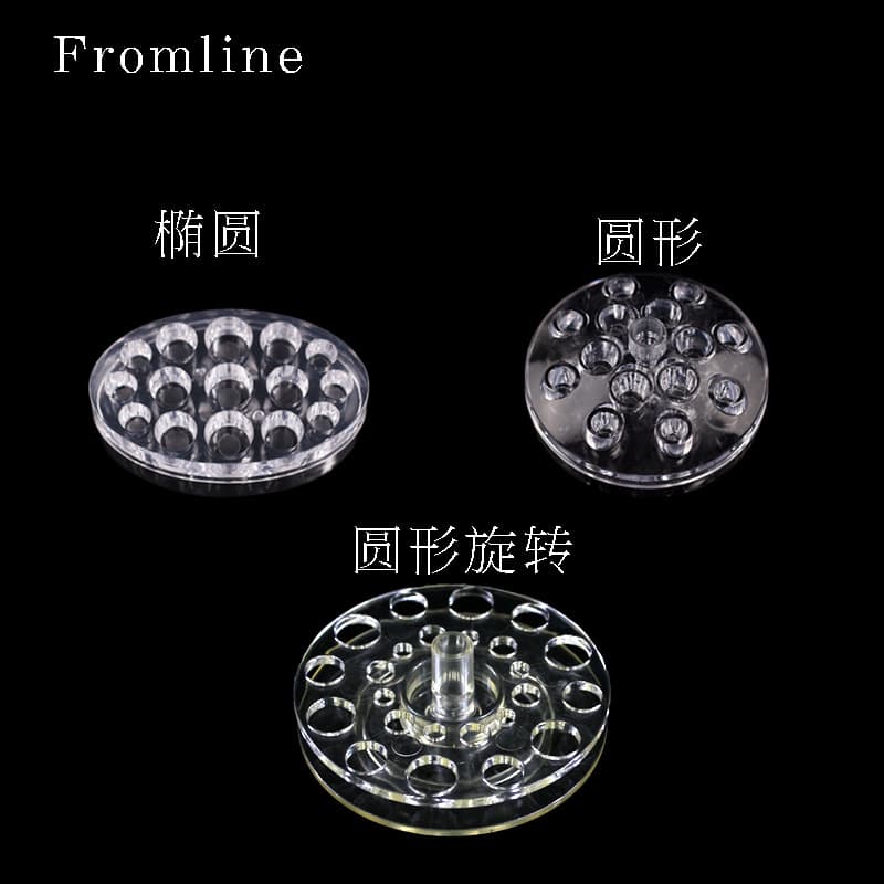 Korean Acrylic Tattoo Thread Color Rack Rotating Color Rack Mixing Cup Pigment Rack Tattoo Embroidery Tools Wholesale