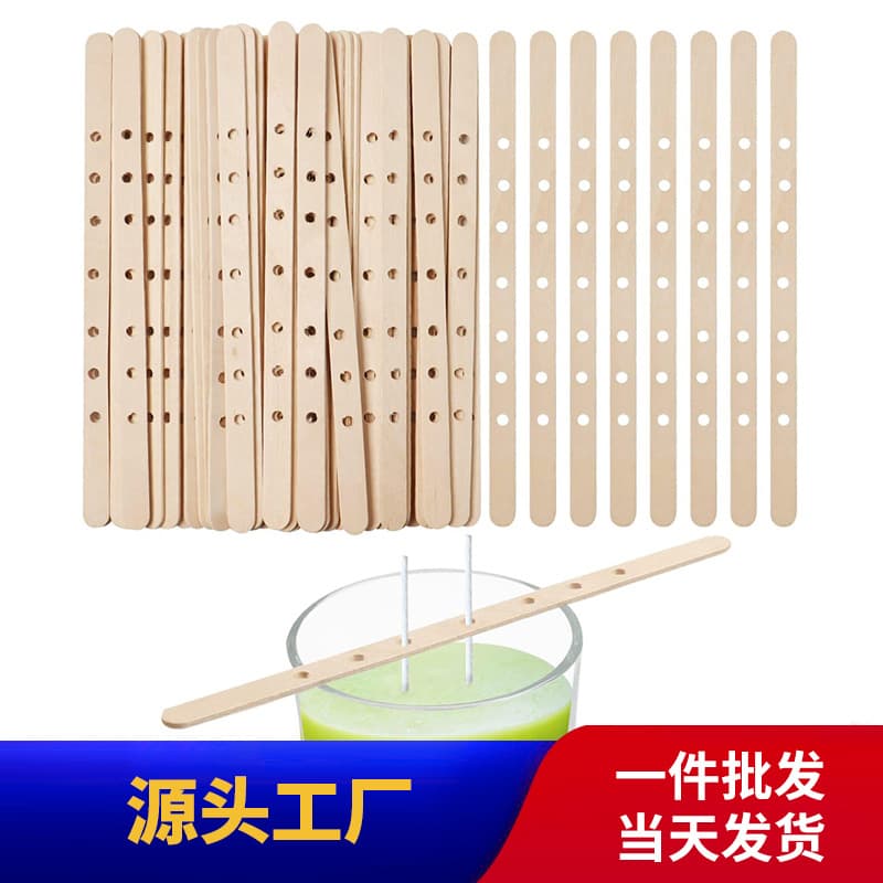 Wooden Wick Holder 4mm Single Hole Multi-Hole DIY Candle Making Tool Wick Fixing Stick Essential Oil Aromatherapy