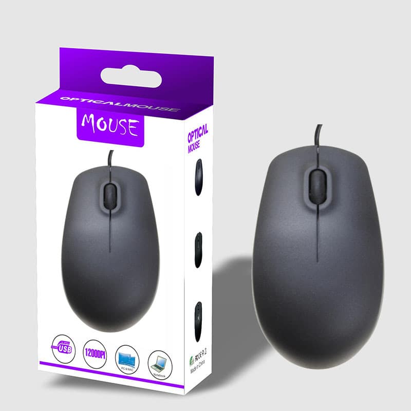 Factory Direct Neutral Wired USB Mouse for Home Office Business Notebook Desktop Wholesale Export