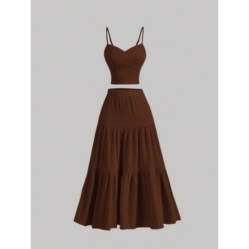 C 74214 Slim Casual Women Dress Set