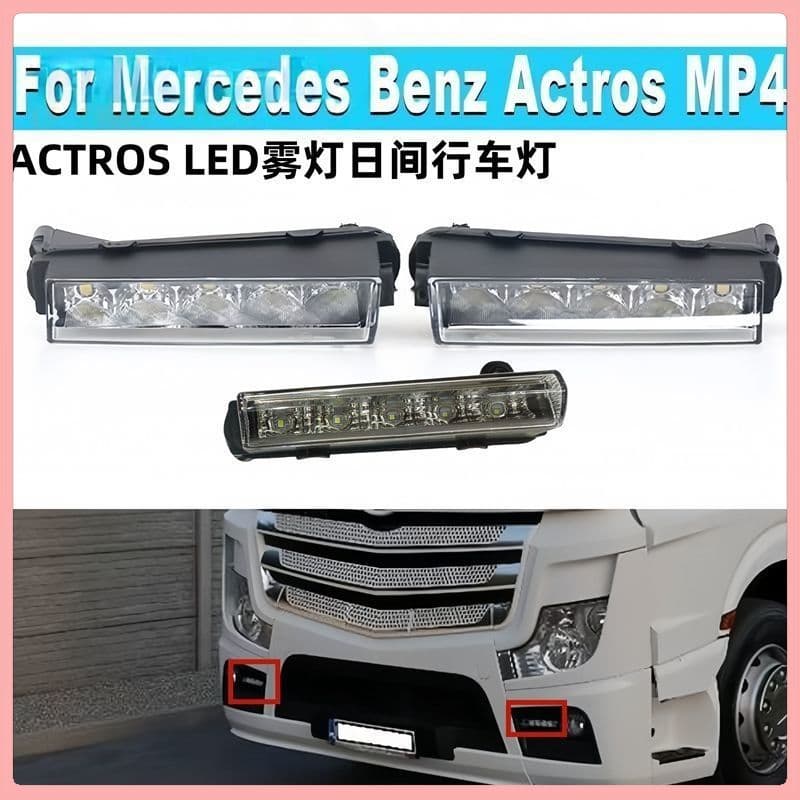 LED Fog Light Bar Assembly for Mercedes-Benz Truck MP4 Daytime Running Light New ACTROS