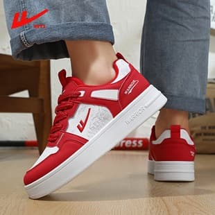 Warrior Men's Shoes Couple Casual Sports Board Shoes Men's and Women's 2026 New Trendy Fashionable Shoes Versatile Height-Increasing Sports Shoes