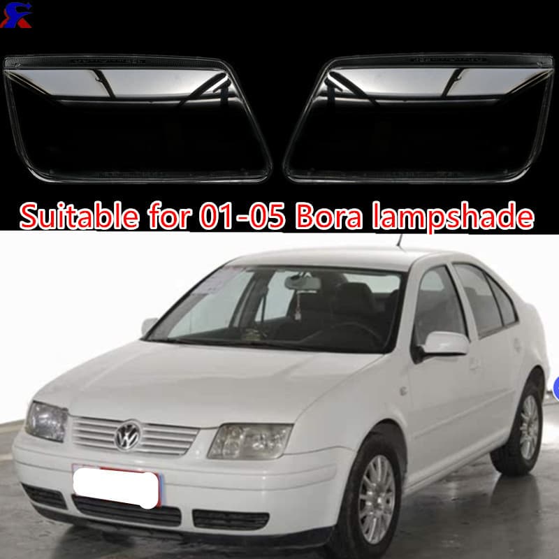 Headlight Lens Cover for 01-05 VW Bora Old Model Front Headlight Transparent Lens Cover Original