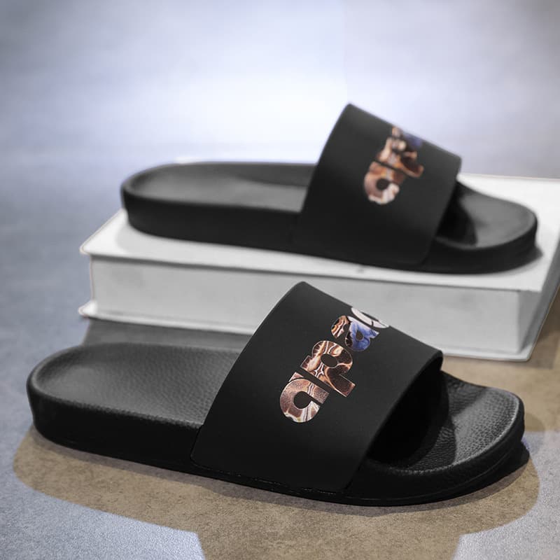 2025 Summer Men's New European-American Flip Flops Outdoor Sandals Indoor Home Versatile Non-Slip Slippers