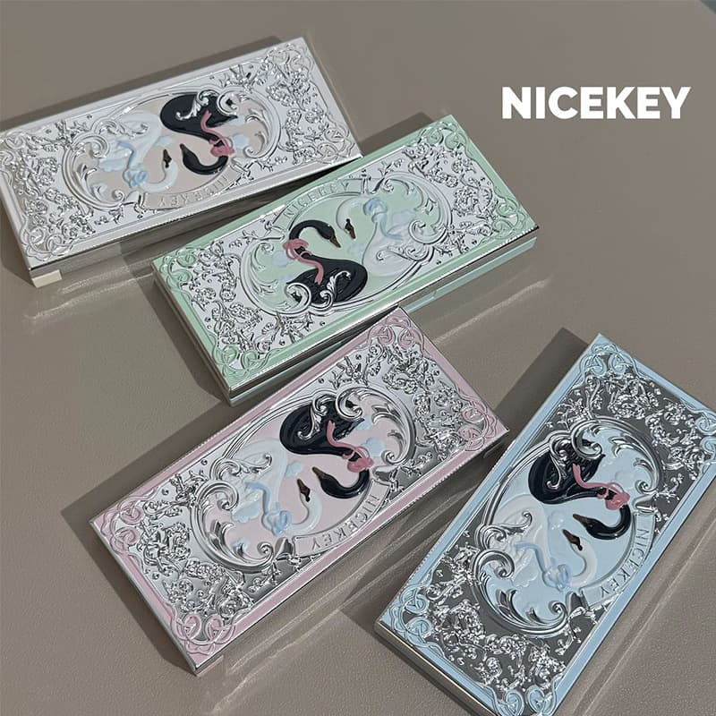 NICEKEY pink ballet ten-color eye shadow, pink and brown cool makeup, commuting makeup, multi-makeup eye shadow wholesale