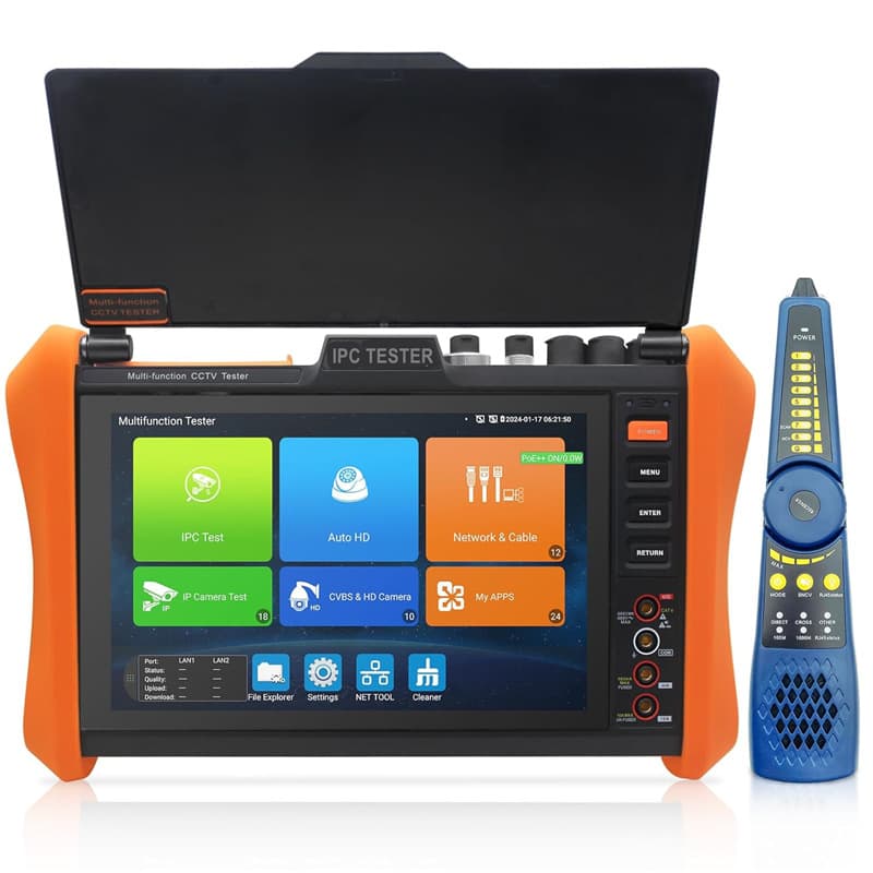 Engineering Treasure IPC-H12-ADHS Network Tester Simulates Coaxial High-Definition Testing of TVI/CVI/AHD/SDI