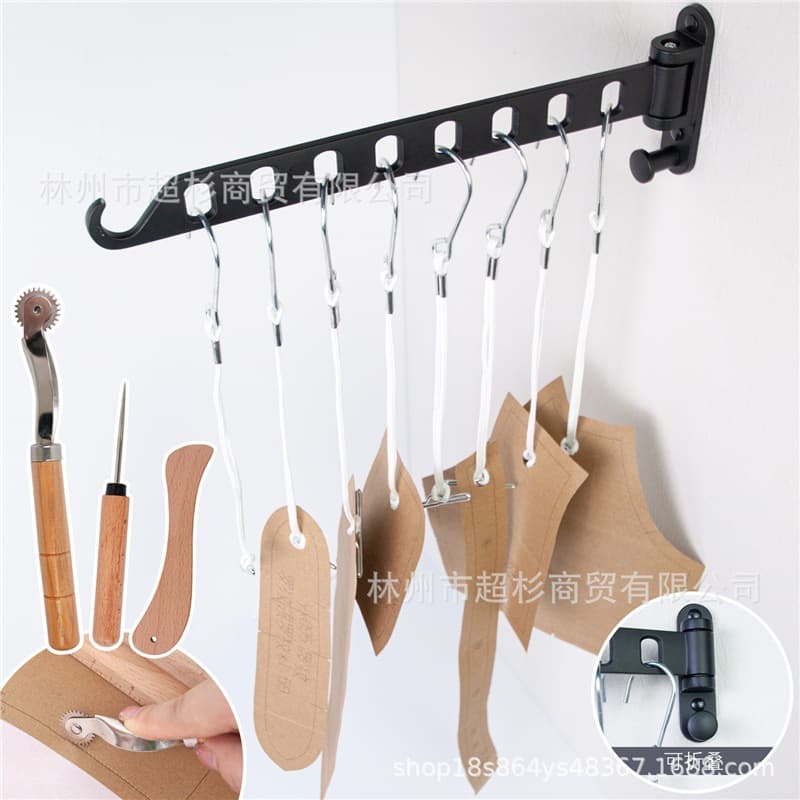 Sewing Pattern Tools - Pattern Hooks, Rope Hooks for Garment Drafting, Tracing Wheel, Pattern Hanger