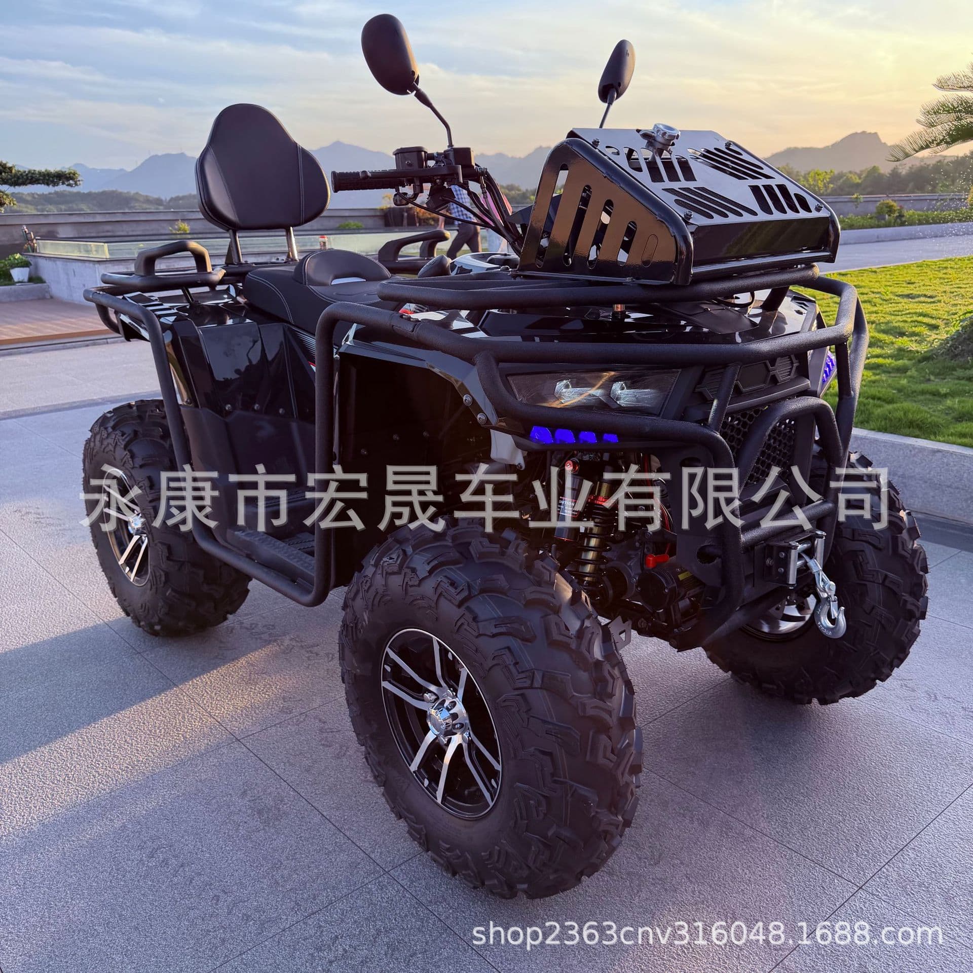 4WD EFI 520CC Part-Time 4WD Off-Road Sand ATV Four-Wheel Motorcycle 2WD/4WD Switchable Power Assist
