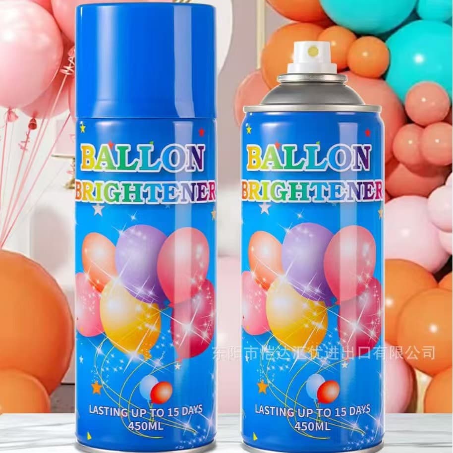 Balloon Shine Spray 450ml Christmas Decoration Spray for Lasting Brightness, Anti-Oxidation Balloon Gloss Agent