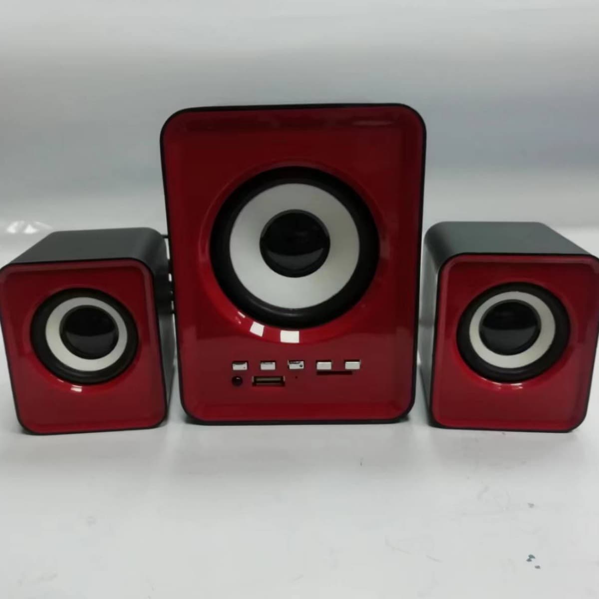 Home Minimalist Speaker Large Horn High Volume Home Theater Bluetooth HD Wooden Subwoofer