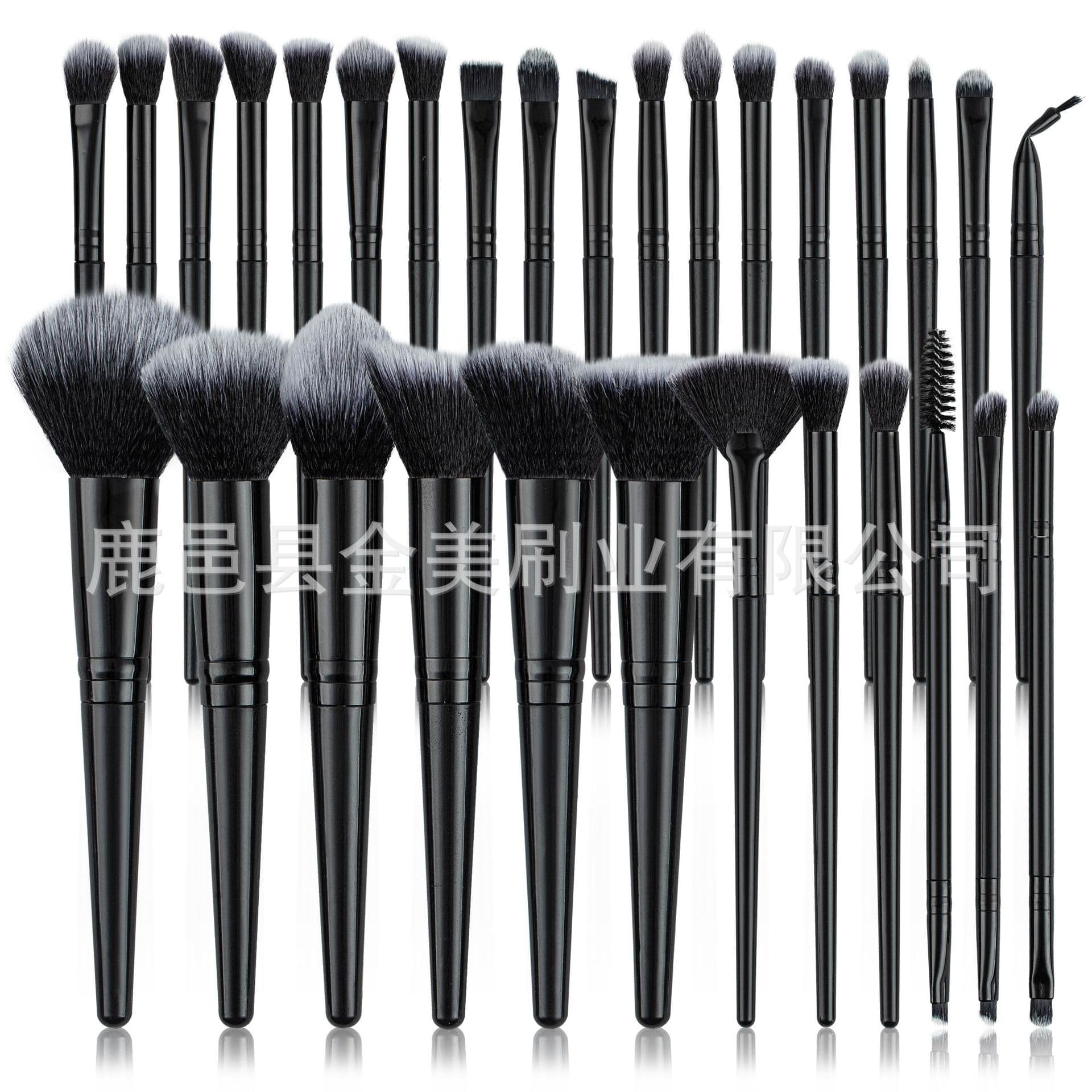 Cross-border Hot Selling 3/10/15/18/20pcs Black Makeup Brush Set Foundation Brush Eyeshadow Brush Wholesale Factory