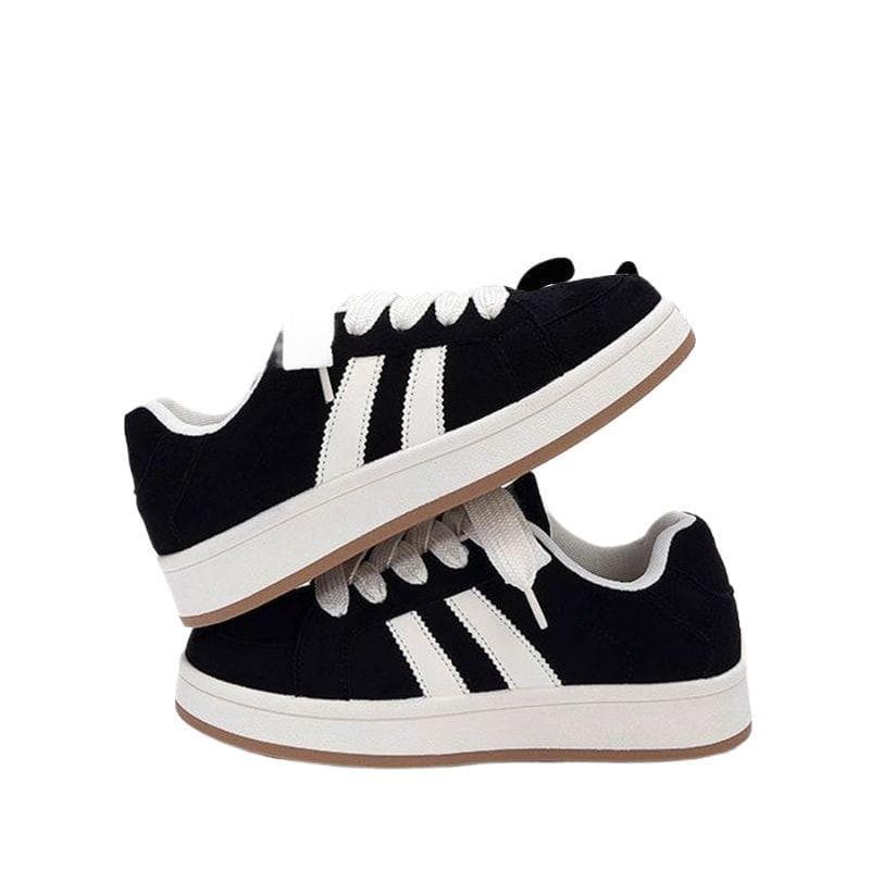 Women's Chunky Platform Sneakers 2025 New Style Versatile Casual Shoes for School Students