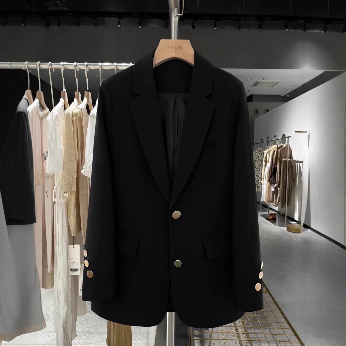 【In Stock 1113】Women's suit with unique design niche premium blazer, Spring/Autumn loose slimming trendy streetwear.