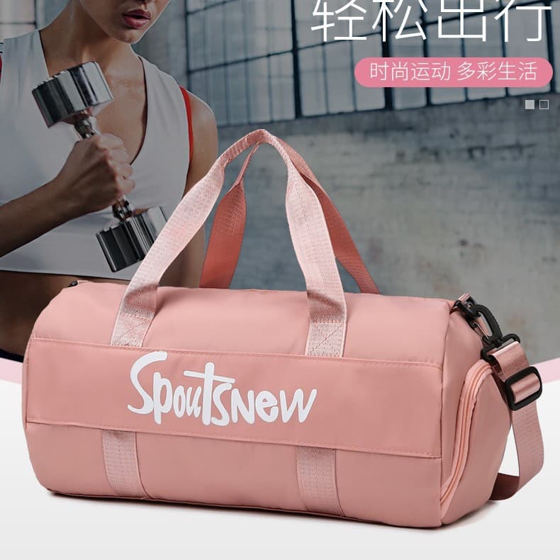Large Capacity Travel Bag Sports Casual Handheld High Quality Swimming Bag with Separate Shoe Compartment Wet and Dry Separation Gym Bag for Women