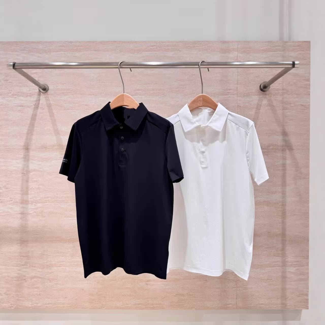 63272 Kai Jia Summer New Two-Color Polo Shirt Classic Turn-Down Collar POLO Casual Versatile Small Logo Quick-Dry Short