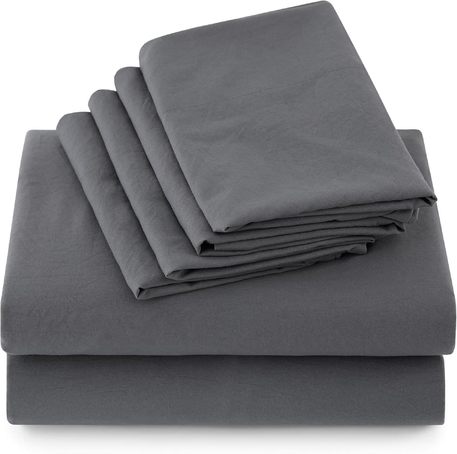 Cross-Border Bedding Four-Piece Set, Microfiber Fitted Sheet, European and American Export Brushed Pillowcase