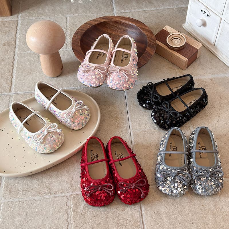Girls Princess Shoes 2026 Spring/Autumn New Girls Shoes Shallow Mouth Soft Sole Single Shoes Little Girls Stylish Ballet Shoes