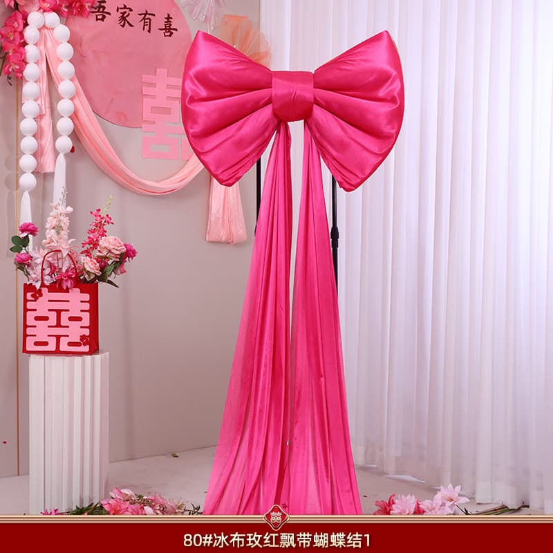Giant Extra-Large Bow Decoration for Wedding Room Setup, Window Display, Party Photo Prop, Shopping Mall Decoration