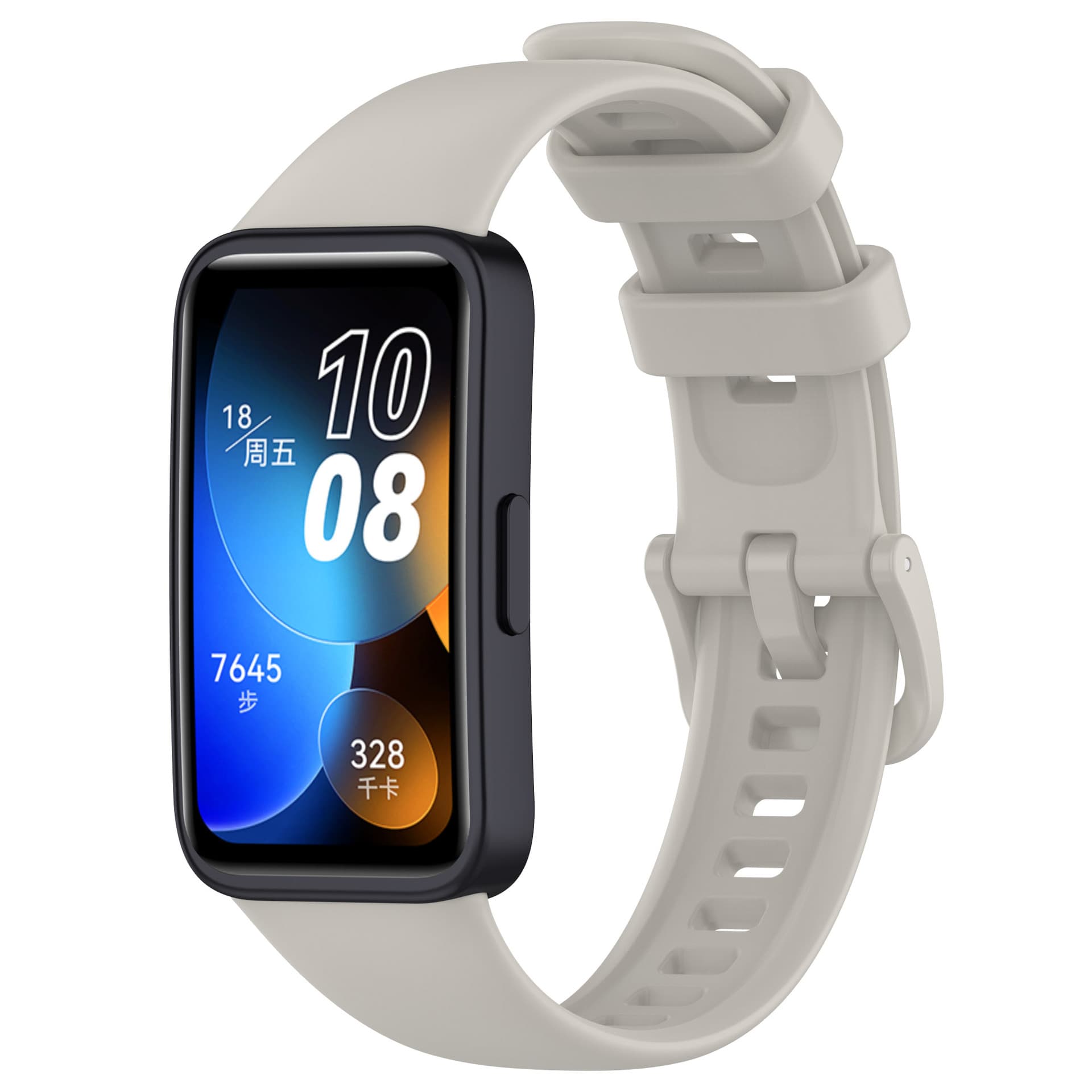 Replacement Silicone Watch Band Strap for Huawei Band 8/9/10, Minimalist Wristband for Men and Women