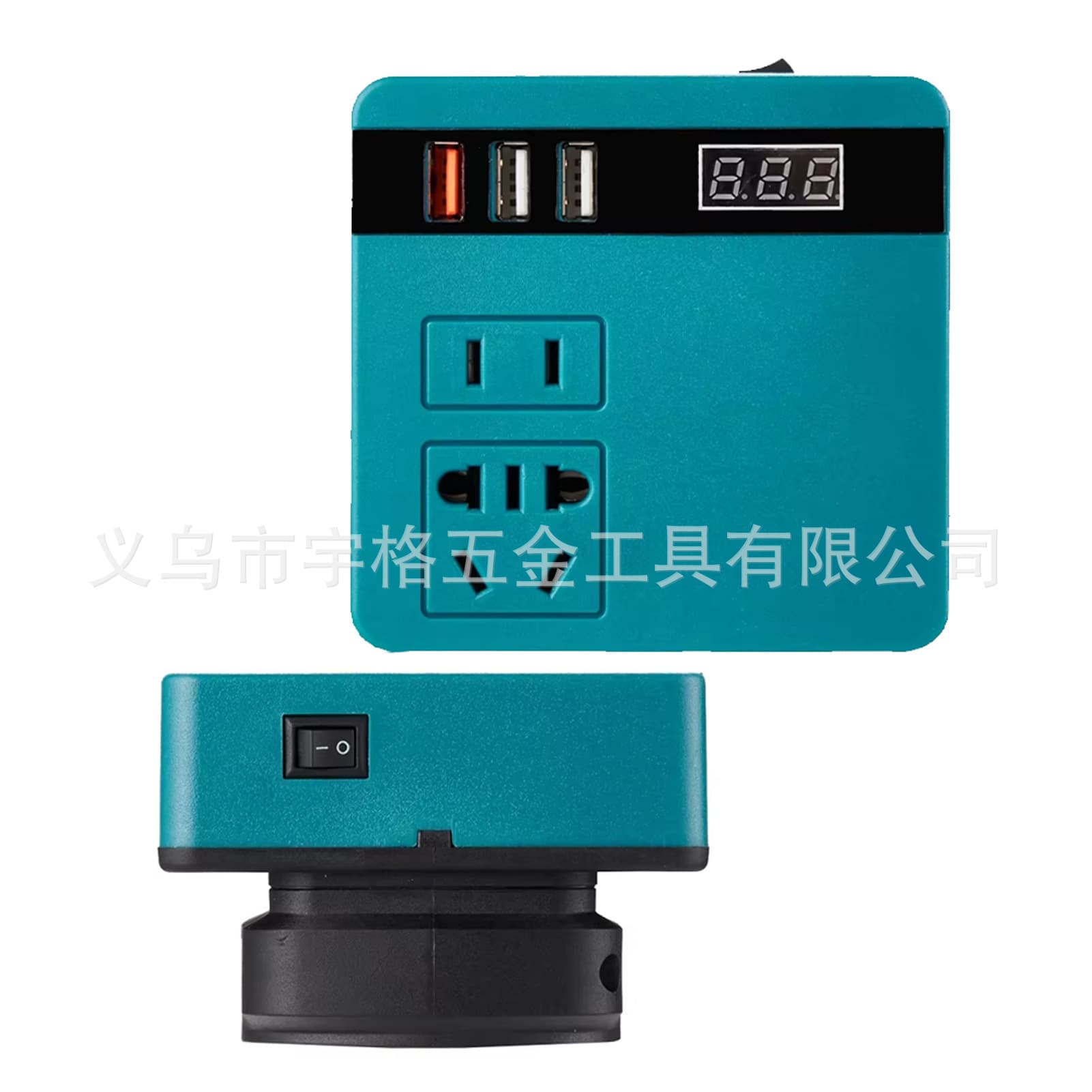 Lithium Battery Inverter Power Tool Battery Inverter AC220V/DC5V/12V Outdoor Work Inverter