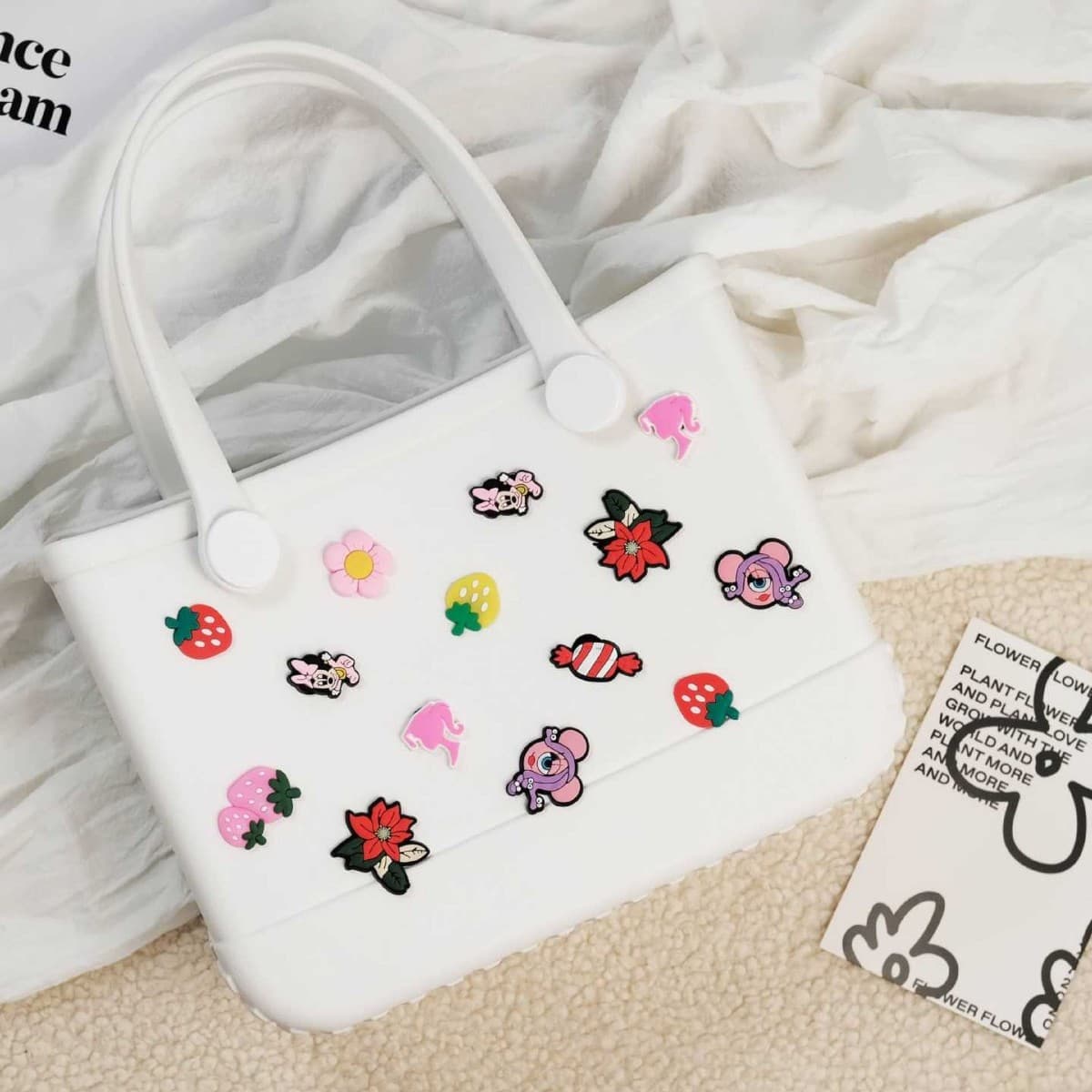EVA Hole Bag Waterproof Hollow Beach Bag, Decorative Eva Tote