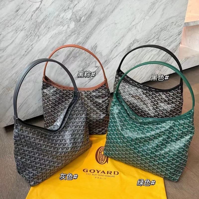 goyard Goya commuter dog tooth bag large capacity shopping bag commuter tote bag new single shoulder armpit bag