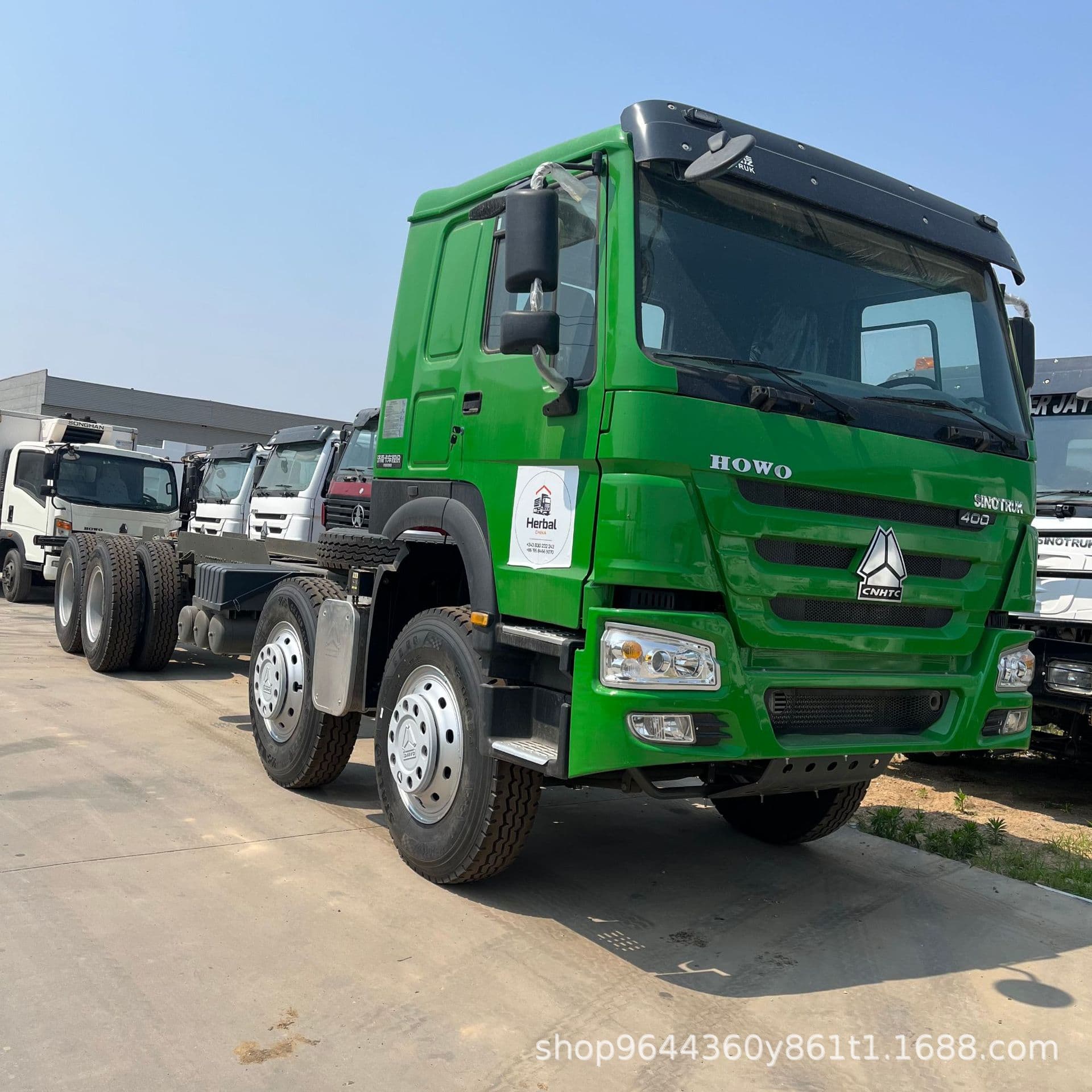 Foreign Trade Refurbished 8-Wheel Dump Truck HOWO 6x4 Dump Truck, National III 375 HP 371 HP Dump Truck