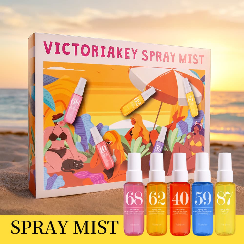 Cross-Border Best-Selling Perfume Spray Digital Perfume 40ml Brazil Perfume Set Alcohol-Free Perfume Long-Lasting Fragrance