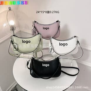 2025 New Original Coach Women's Bag, Classic Monogram Armpit Bag, Fashionable Shoulder Handheld Crossbody Mahjong Bag