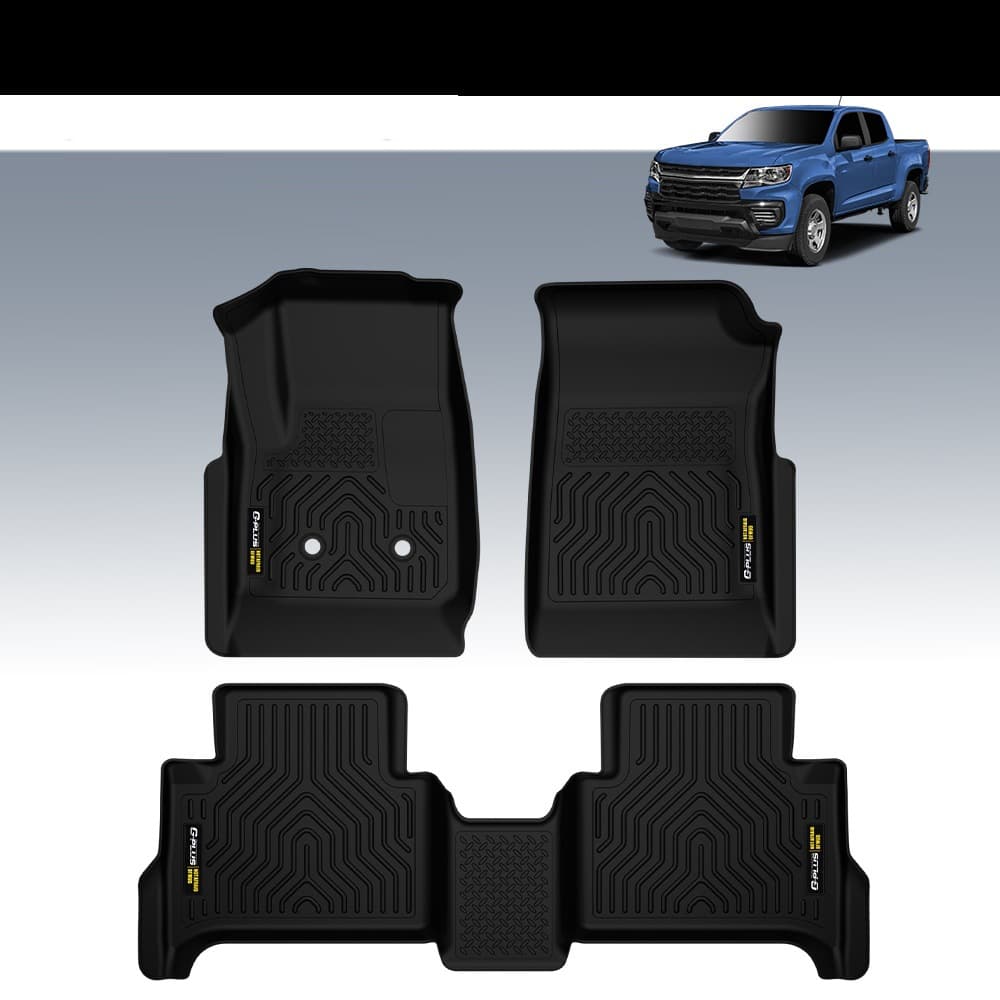 Car Floor Mats Compatible with 15-22 Chevrolet Colorado GMC Canyon 3-Piece Set