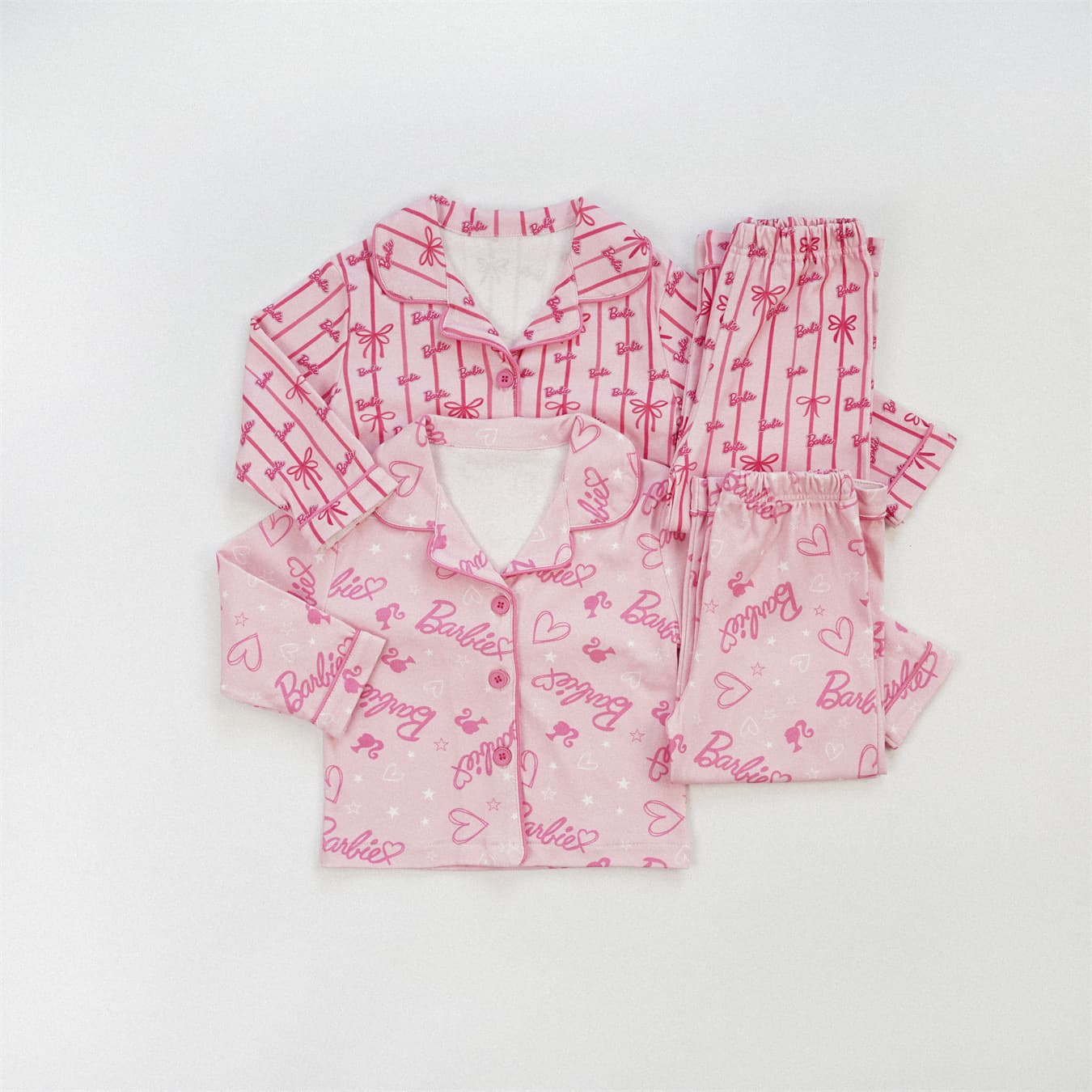 Girls' Homewear Set Fall New Arrival Little Girl Cardigan Pure Cotton 2026 Girls' Long-Sleeve Loungewear Kids' Clothing