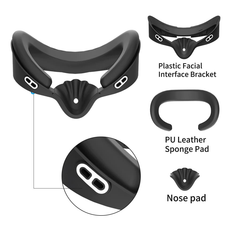 New Meta Quest 3s foam face mask stand accessory, breathable, sweat-proof, waterproof VR gaming face mask