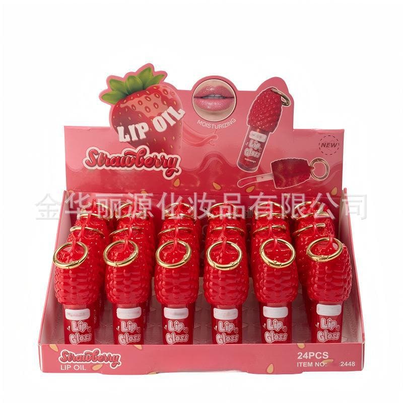 STRAWBERRY LIP OIL Fruit Lip Oil FRANBOESA Raspberry Lip Gloss LIP GLOSS Strawberry Lip Gloss